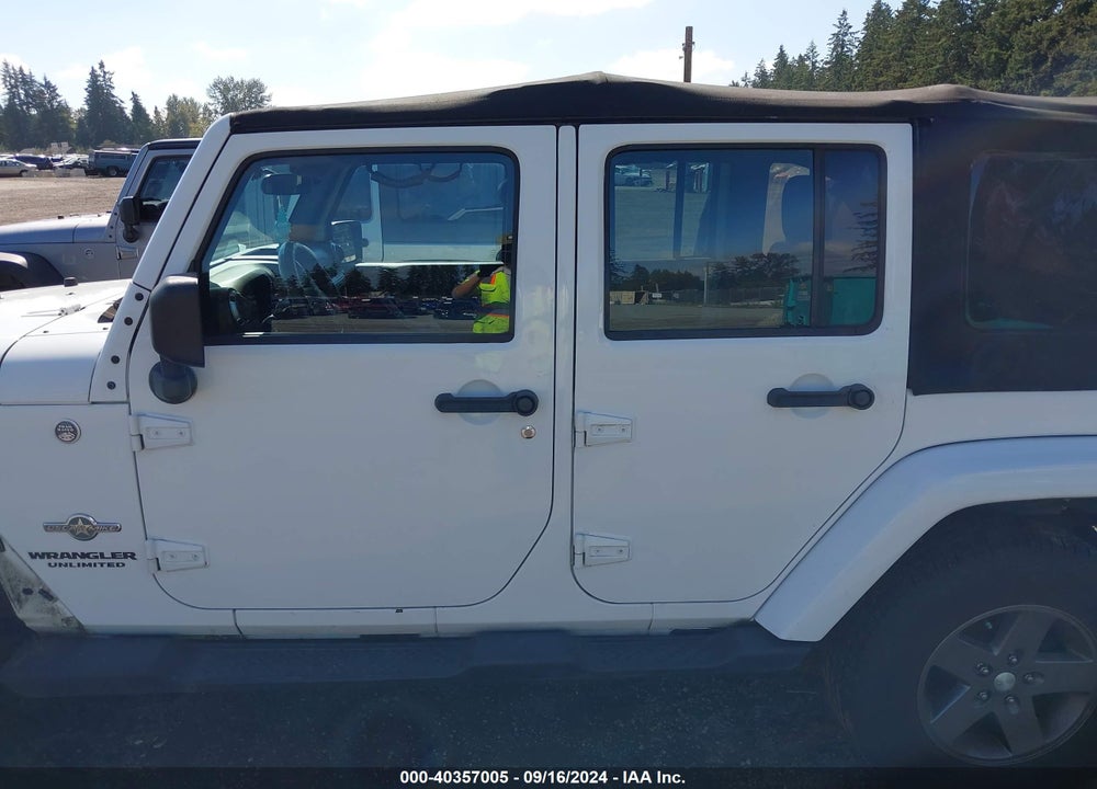 2012 JEEP WRANGLER UNLIMITED SPORT VIN: 1C4BJWDG5CL290433