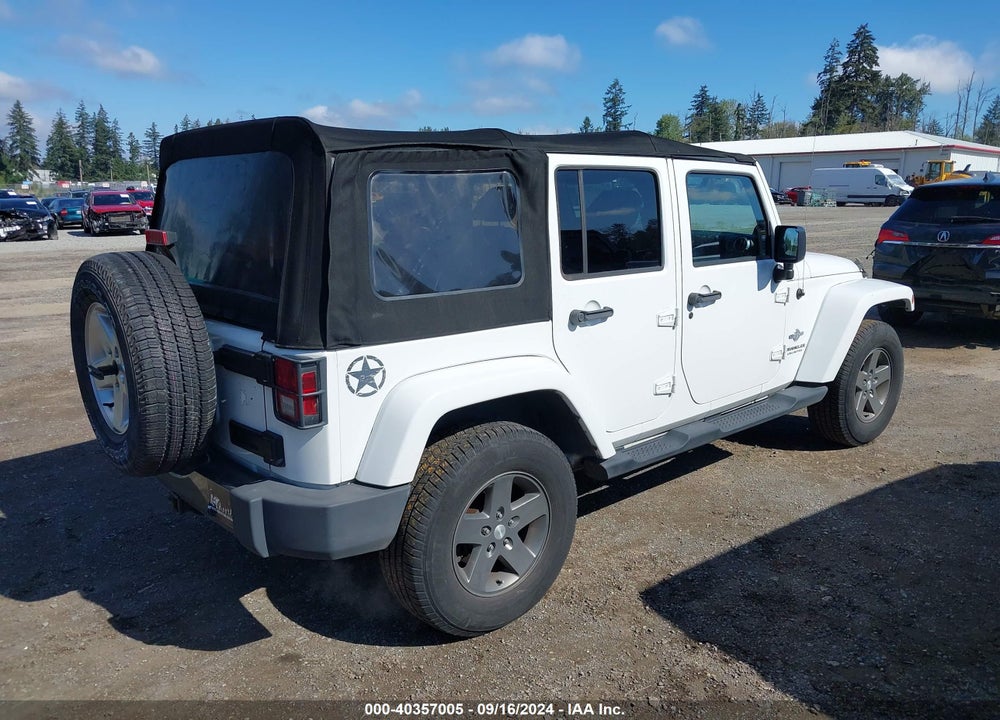 2012 JEEP WRANGLER UNLIMITED SPORT VIN: 1C4BJWDG5CL290433