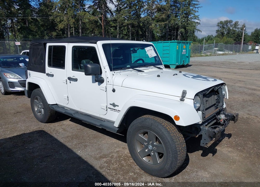 2012 JEEP WRANGLER UNLIMITED SPORT VIN: 1C4BJWDG5CL290433