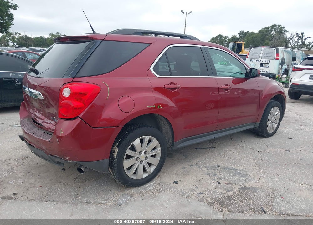 2010 CHEVROLET EQUINOX LT VIN: 2CNFLPEYXA6326613