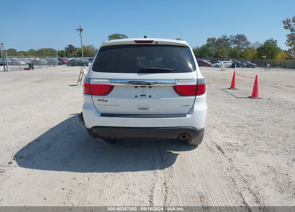 2013 DODGE DURANGO CREW VIN: 1C4RDJDG1DC693979
