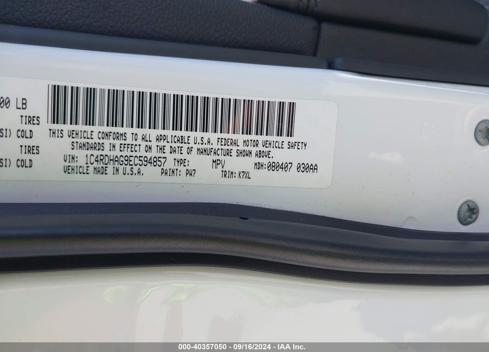 2013 DODGE DURANGO CREW VIN: 1C4RDJDG1DC693979