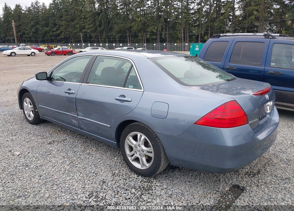 2007 HONDA ACCORD 2.4 SE VIN: 1HGCM56397A189687