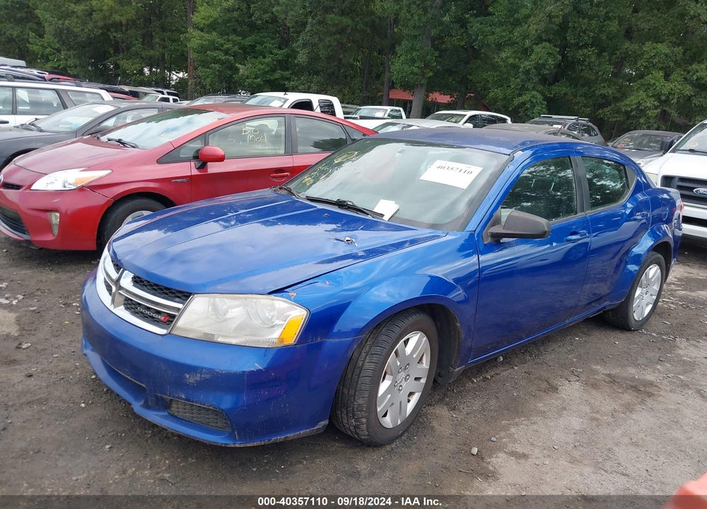 2013 DODGE AVENGER SE VIN: 1C3CDZABXDN529927