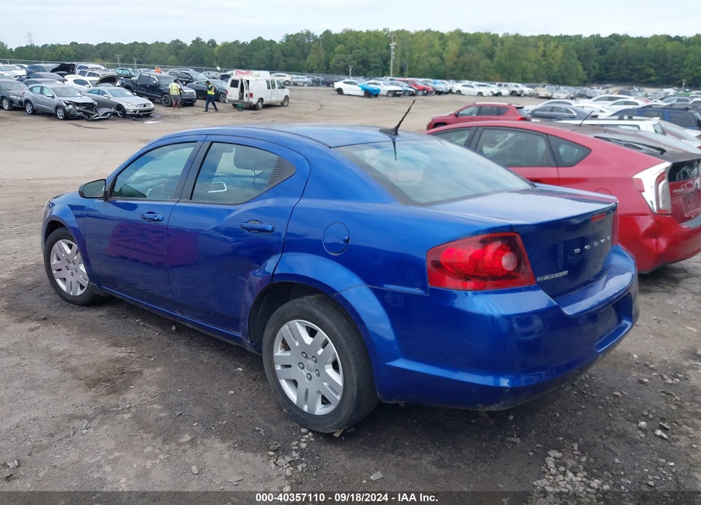 2013 DODGE AVENGER SE VIN: 1C3CDZABXDN529927