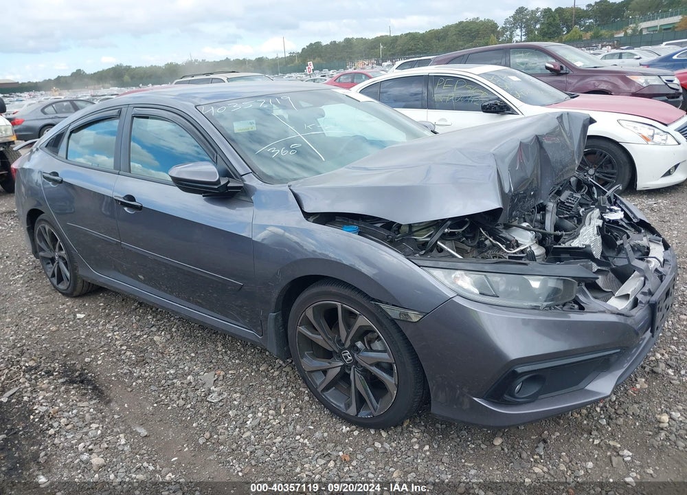 2020 HONDA CIVIC SPORT VIN: 2HGFC2F86LH528587