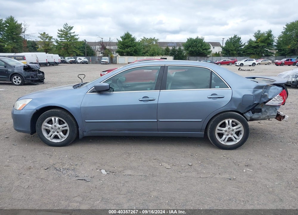 2007 HONDA ACCORD 2.4 SE VIN: 1HGCM56337A134314