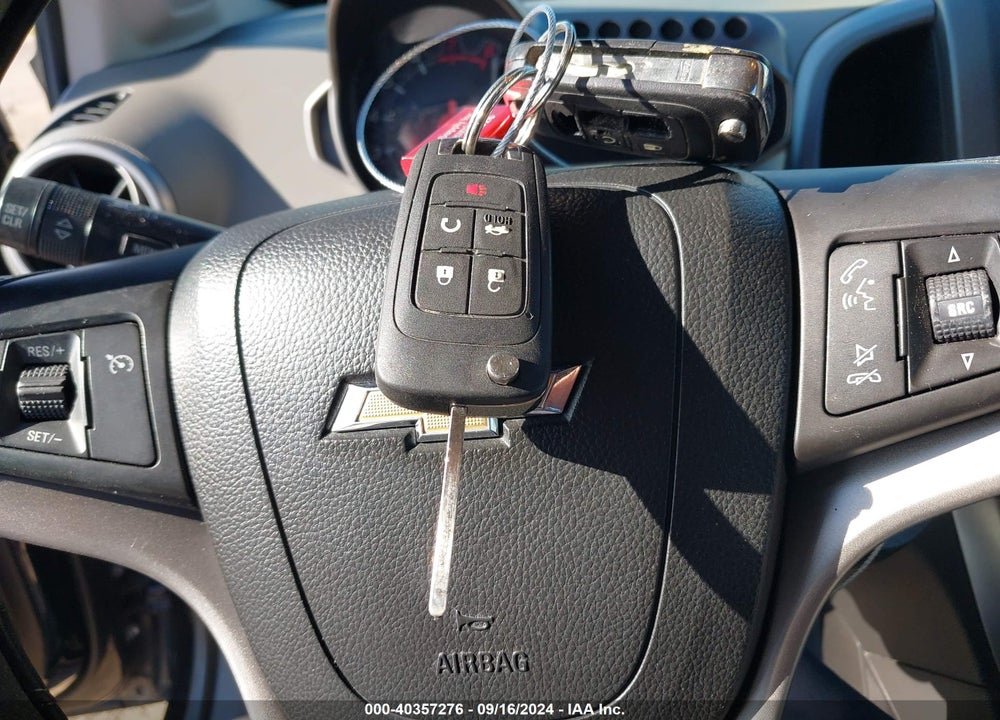 2013 CHEVROLET SONIC LT AUTO VIN: 1G1JC5SHXD4168912