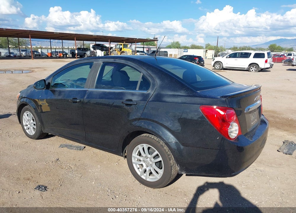 2013 CHEVROLET SONIC LT AUTO VIN: 1G1JC5SHXD4168912