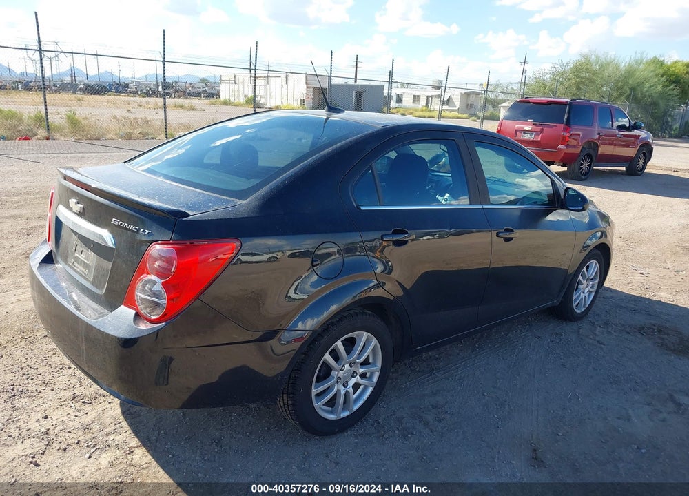 2013 CHEVROLET SONIC LT AUTO VIN: 1G1JC5SHXD4168912