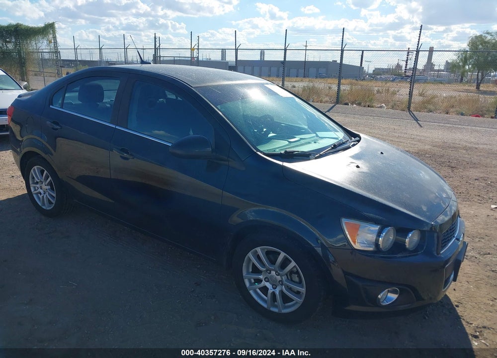 2013 CHEVROLET SONIC LT AUTO VIN: 1G1JC5SHXD4168912
