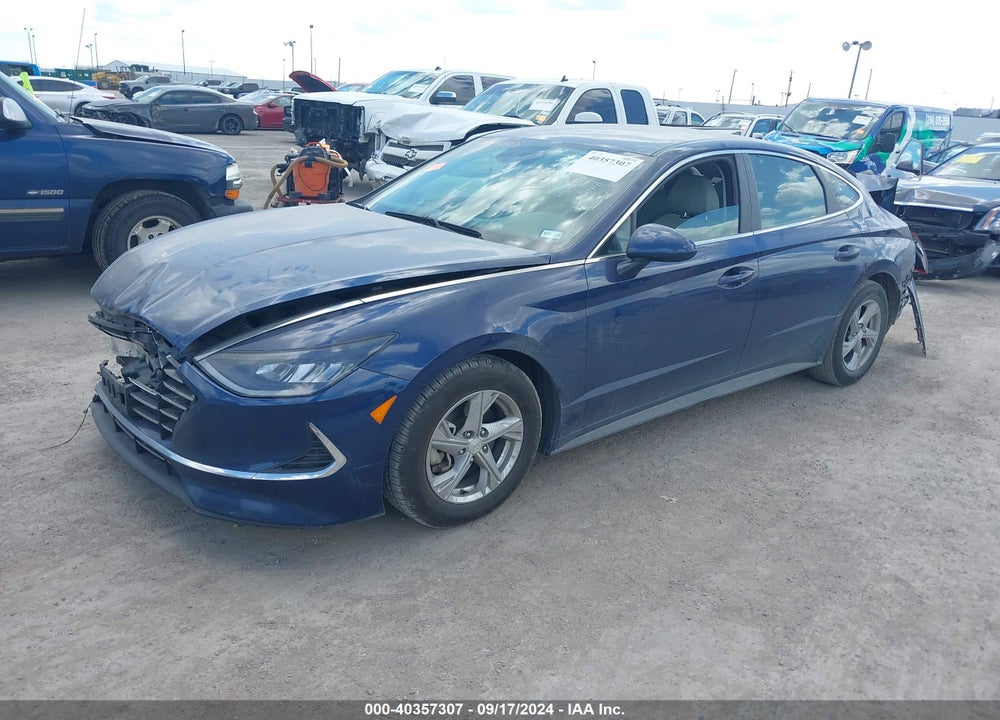 2021 HYUNDAI SONATA SE VIN: 5NPEG4JA7MH077604