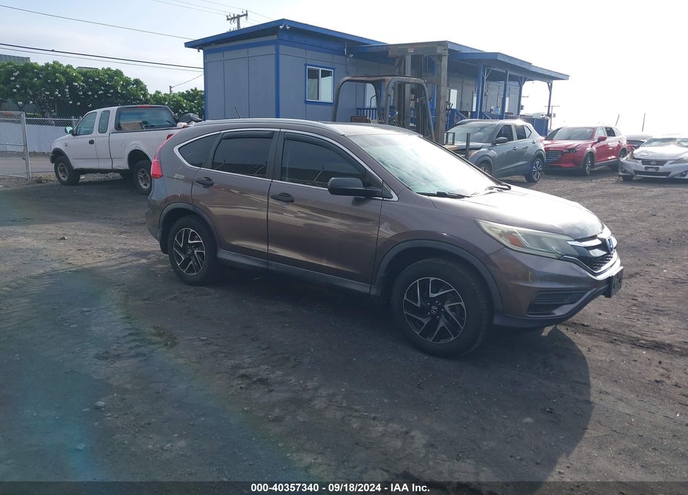 2016 HONDA CR-V SE VIN: 2HKRM3H47GH519886