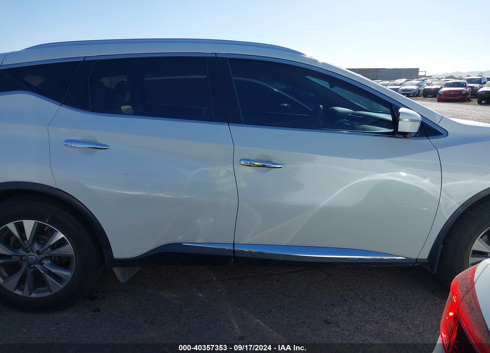 2015 NISSAN MURANO SL VIN: 5N1AZ2MH2FN270229