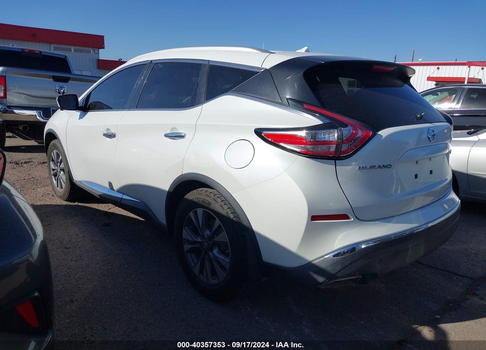 2015 NISSAN MURANO SL VIN: 5N1AZ2MH2FN270229