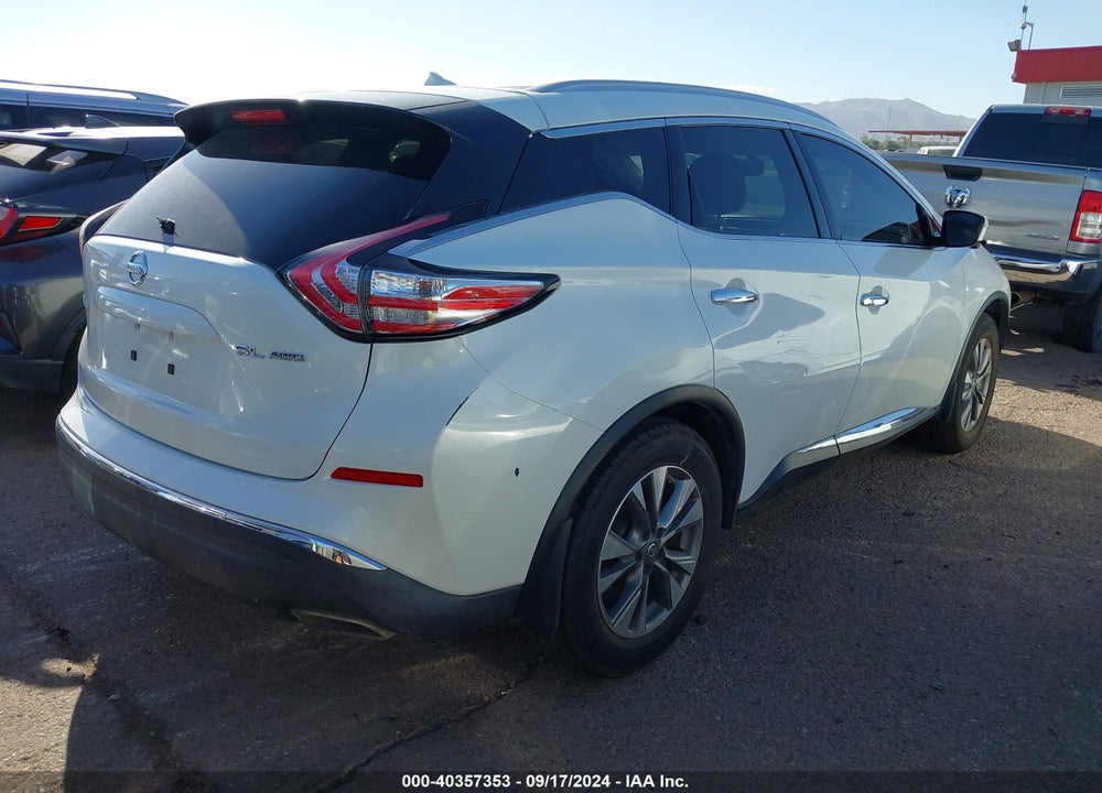 2015 NISSAN MURANO SL VIN: 5N1AZ2MH2FN270229
