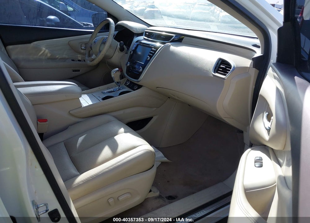 2015 NISSAN MURANO SL VIN: 5N1AZ2MH2FN270229