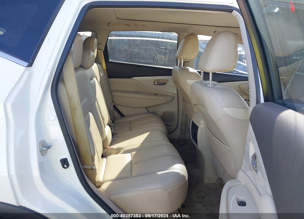 2015 NISSAN MURANO SL VIN: 5N1AZ2MH2FN270229