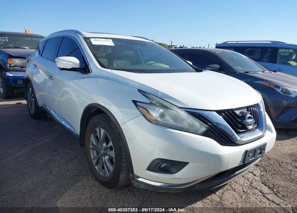 2015 NISSAN MURANO SL VIN: 5N1AZ2MH2FN270229