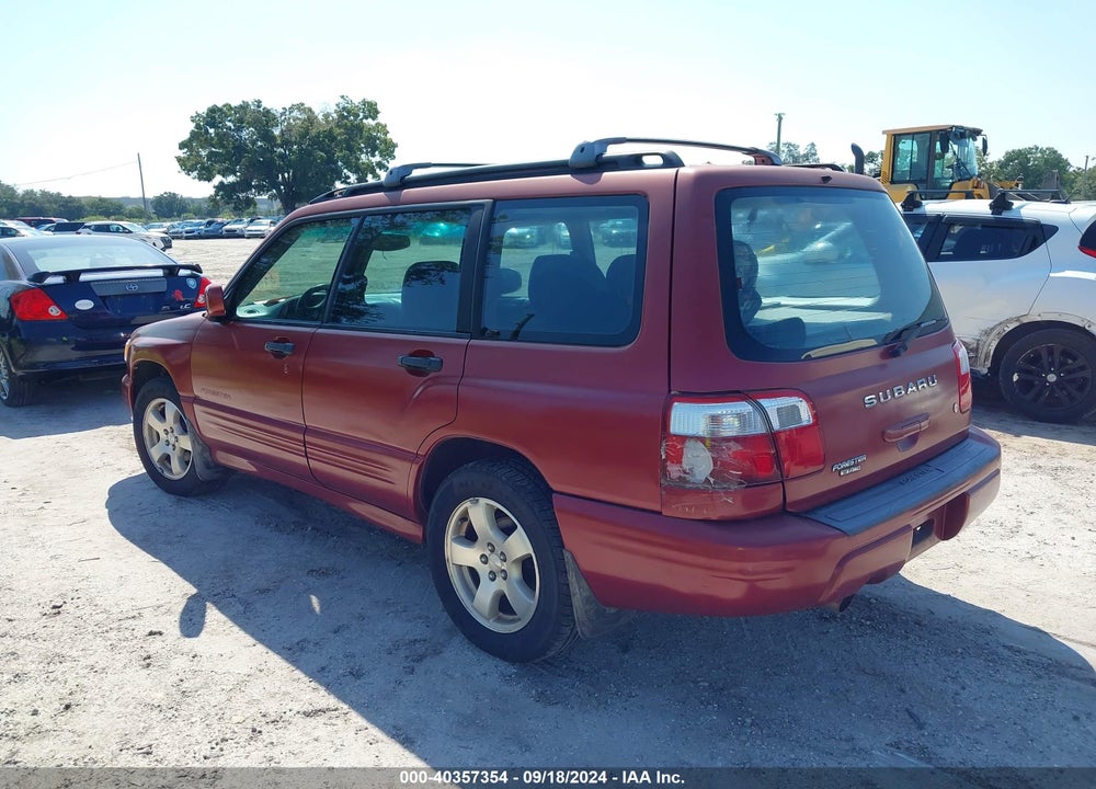 2002 SUBARU FORESTER VIN: JF1SF656228717078