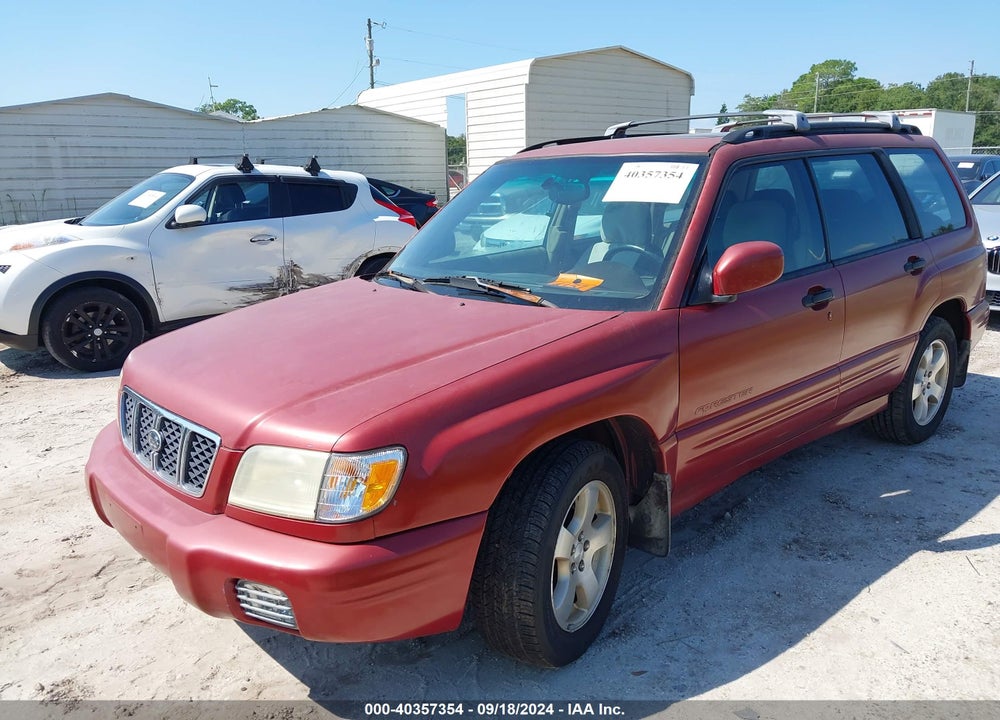 2002 SUBARU FORESTER VIN: JF1SF656228717078