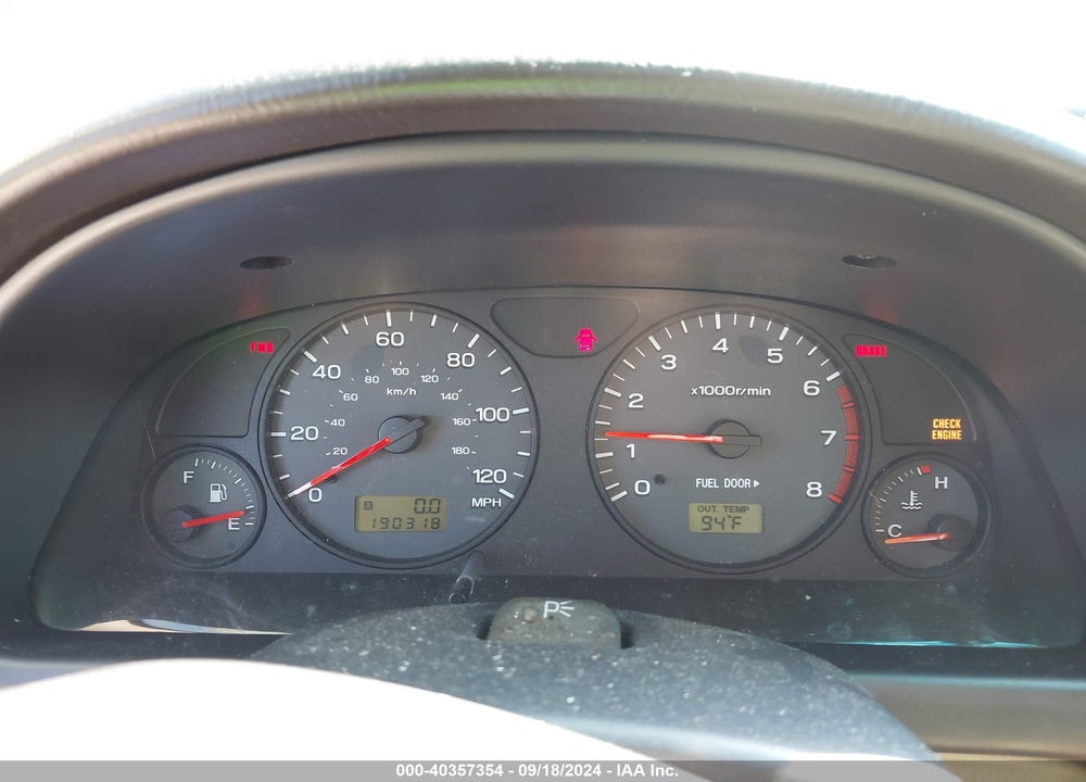 2002 SUBARU FORESTER VIN: JF1SF656228717078