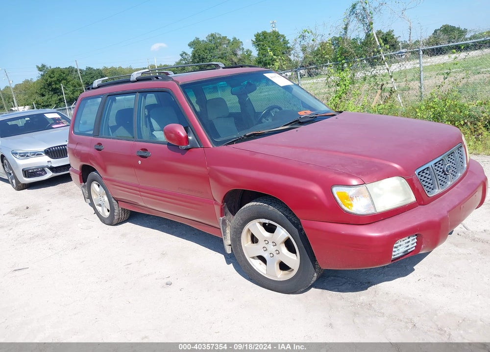 2002 SUBARU FORESTER VIN: JF1SF656228717078