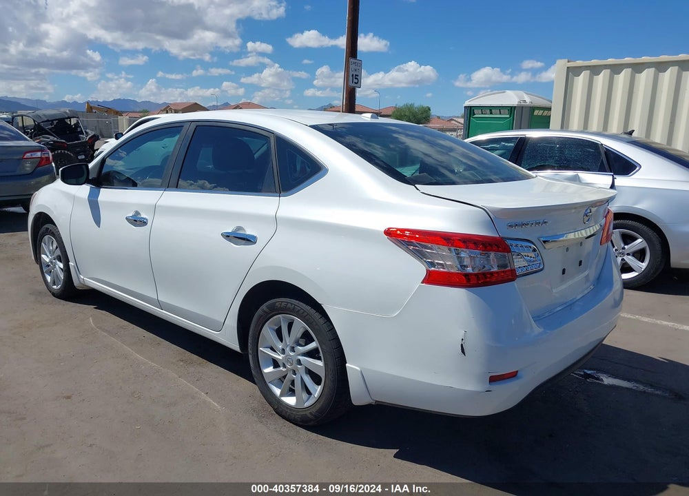 2015 NISSAN SENTRA SV VIN: 3N1AB7AP7FY227691