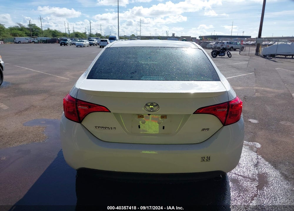 2019 TOYOTA COROLLA SE/XSE VIN: 5YFBURHE4KP896071