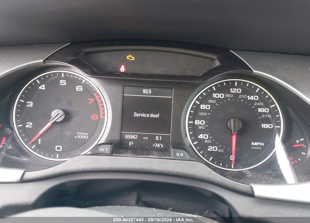 2012 AUDI A4 2.0T PREMIUM VIN: WAUFFBFL7CN003861