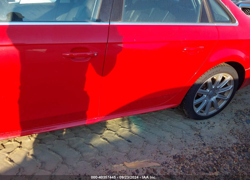 2012 AUDI A4 2.0T PREMIUM VIN: WAUFFBFL7CN003861