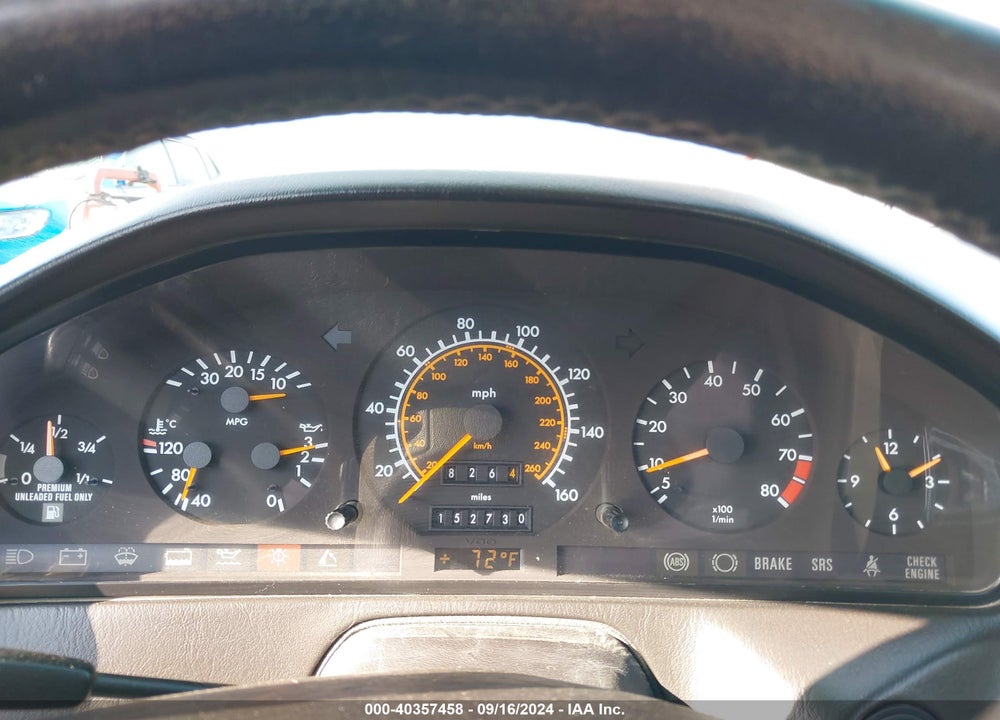 1991 MERCEDES-BENZ 300 SL VIN: WDBFA61E6MF015639