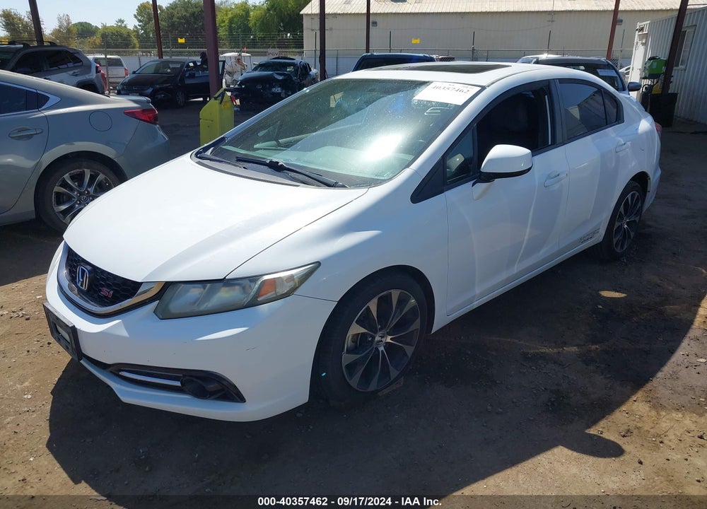 2013 HONDA CIVIC SI VIN: 2HGFB6E55DH701485