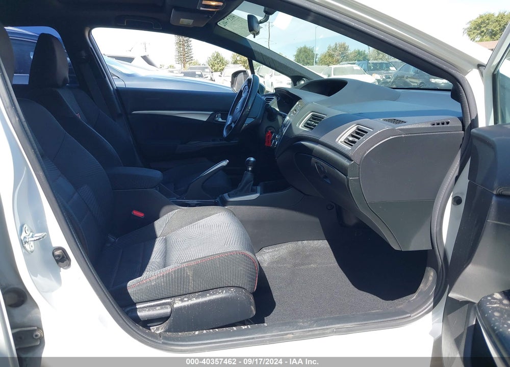 2013 HONDA CIVIC SI VIN: 2HGFB6E55DH701485