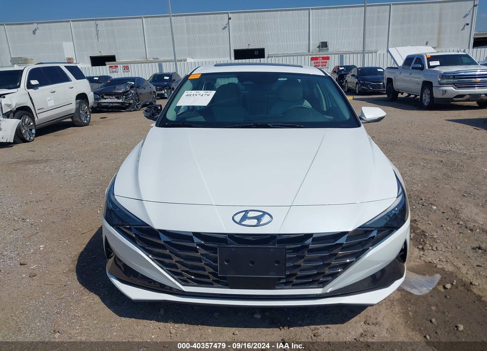 2021 HYUNDAI ELANTRA LIMITED VIN: 5NPLP4AG1MH029110