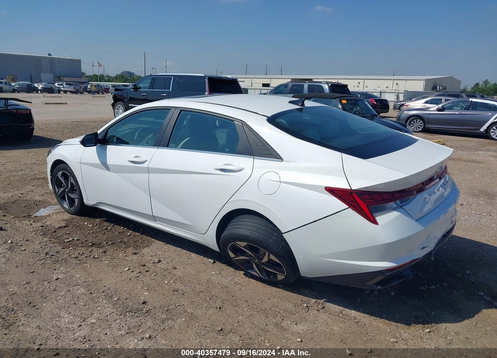 2021 HYUNDAI ELANTRA LIMITED VIN: 5NPLP4AG1MH029110