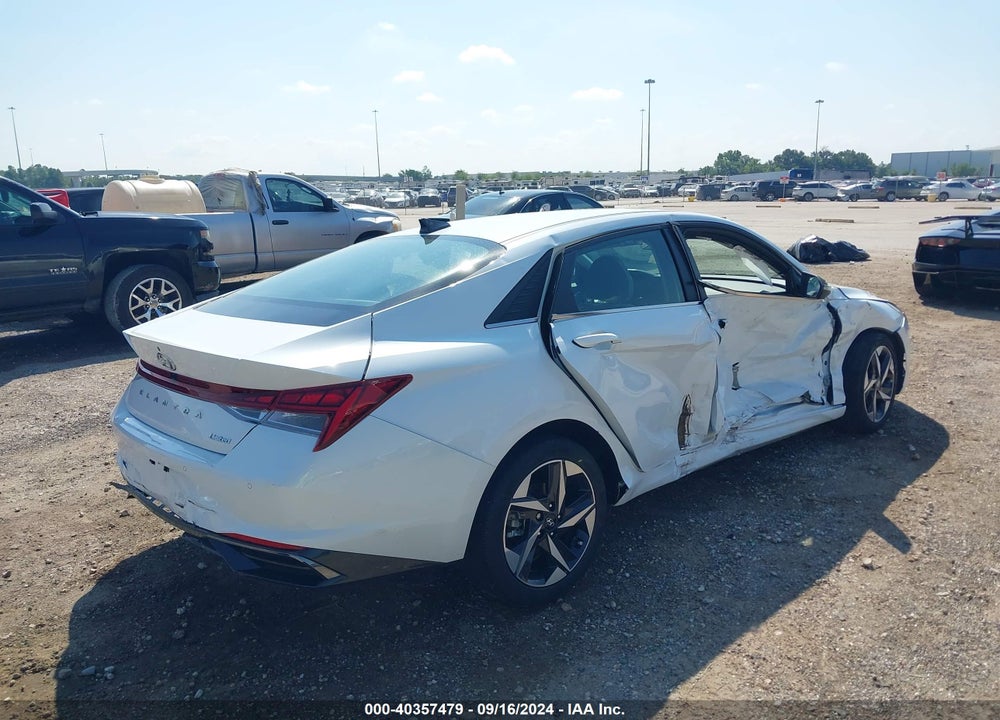 2021 HYUNDAI ELANTRA LIMITED VIN: 5NPLP4AG1MH029110
