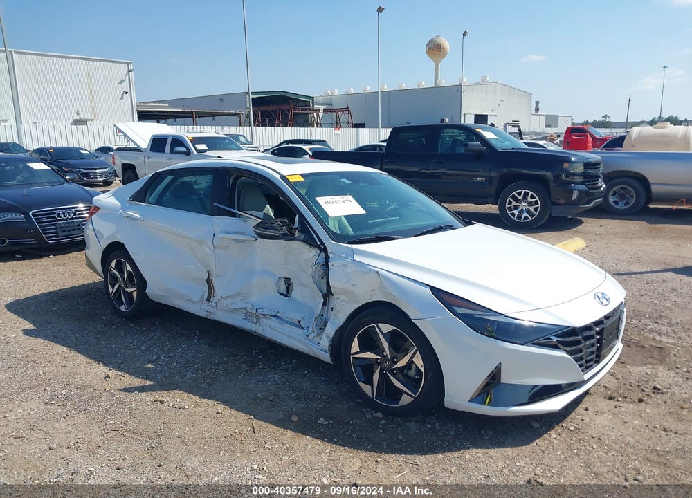 2021 HYUNDAI ELANTRA LIMITED VIN: 5NPLP4AG1MH029110