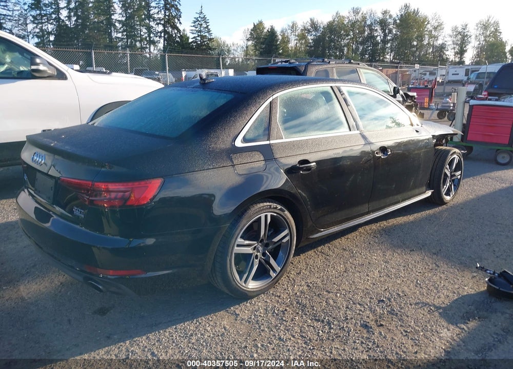 2017 AUDI A4 2.0T PREMIUM VIN: WAUENAF4XHN037057
