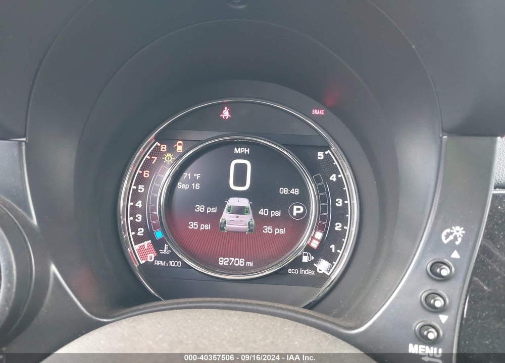 2015 FIAT 500 ABARTH VIN: 3C3CFFFH6FT597442