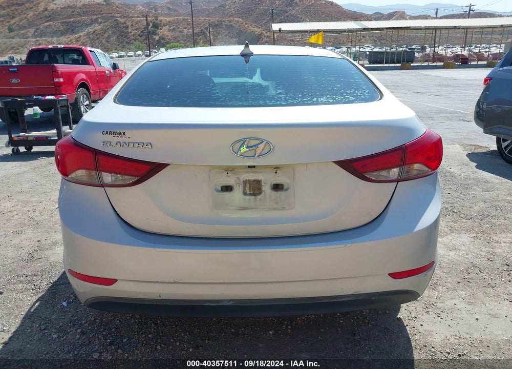 2015 HYUNDAI ELANTRA SE VIN: 5NPDH4AE3FH608294