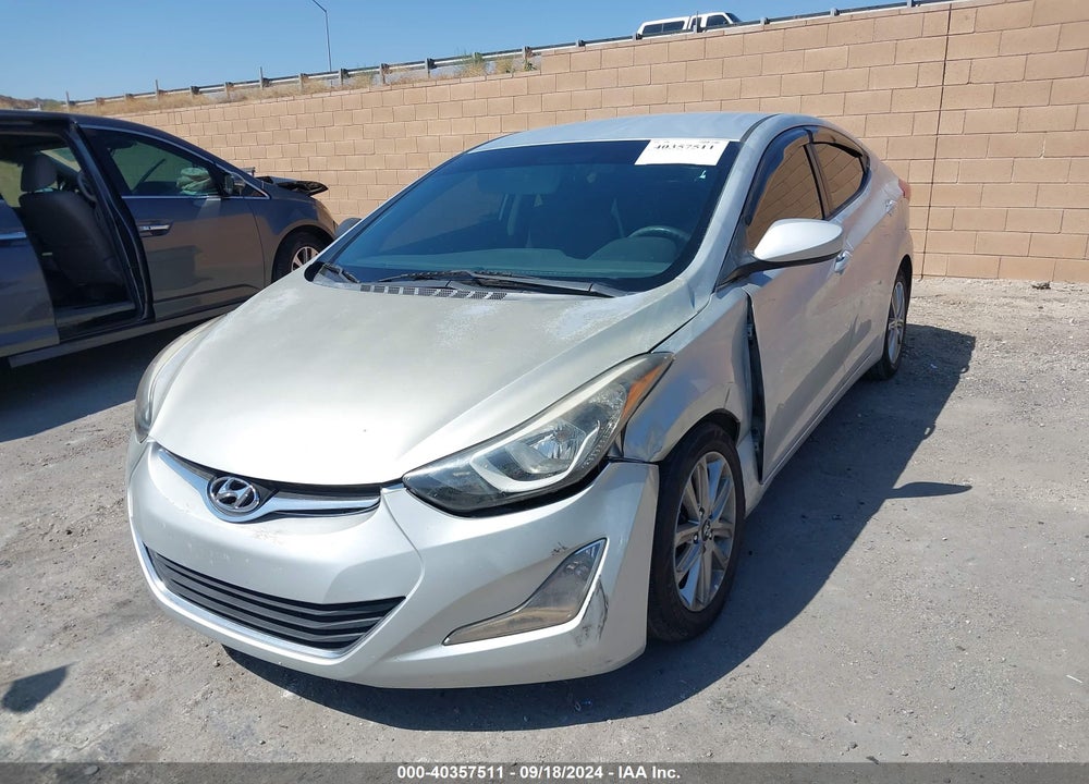 2015 HYUNDAI ELANTRA SE VIN: 5NPDH4AE3FH608294