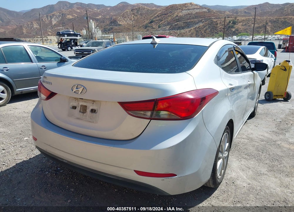 2015 HYUNDAI ELANTRA SE VIN: 5NPDH4AE3FH608294
