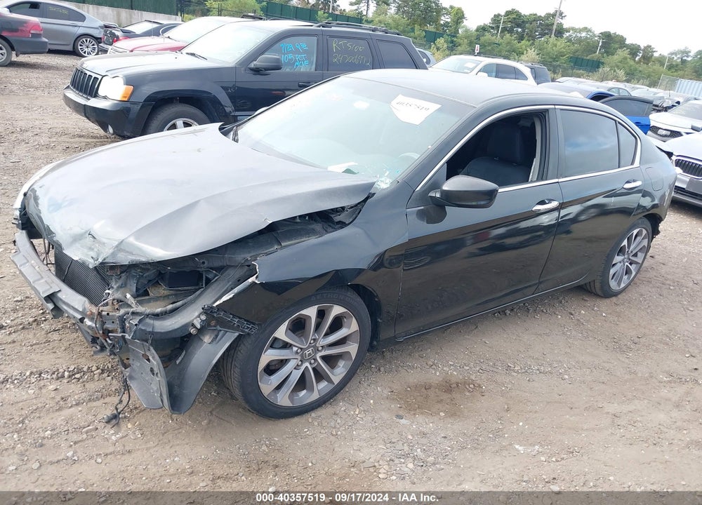 2013 HONDA ACCORD SPORT VIN: 1HGCR2F53DA106588