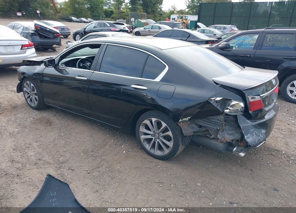 2013 HONDA ACCORD SPORT VIN: 1HGCR2F53DA106588
