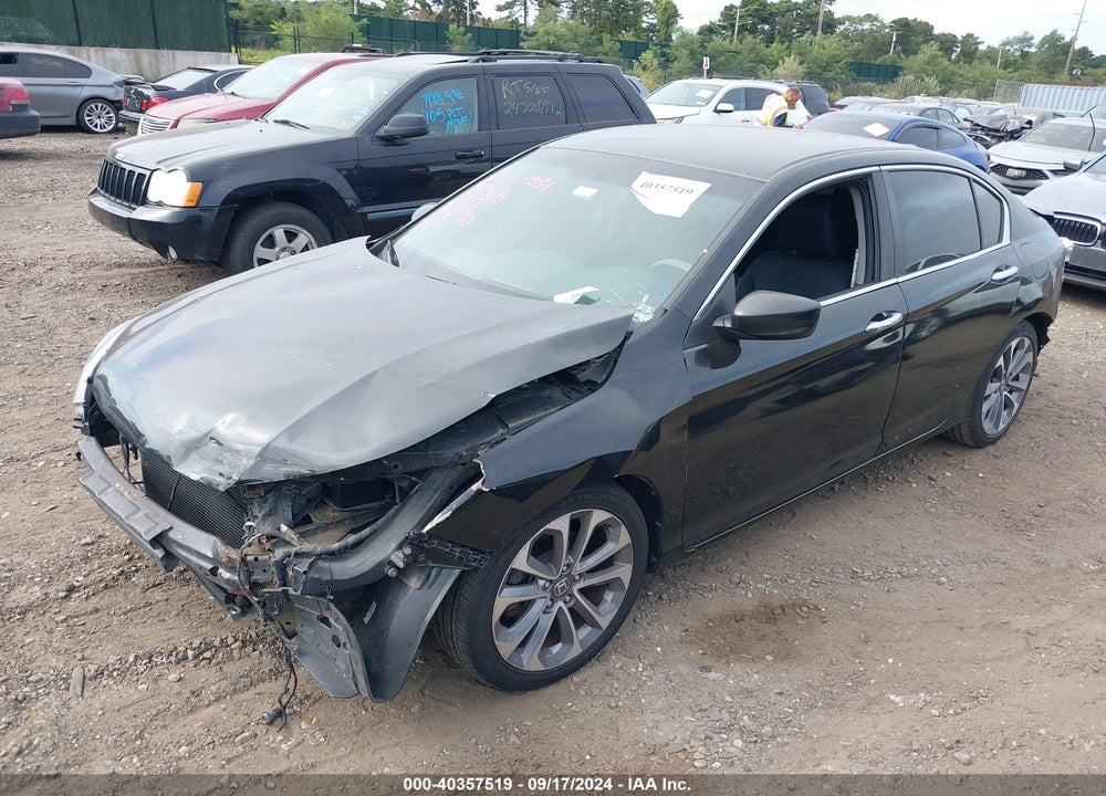 2013 HONDA ACCORD SPORT VIN: 1HGCR2F53DA106588