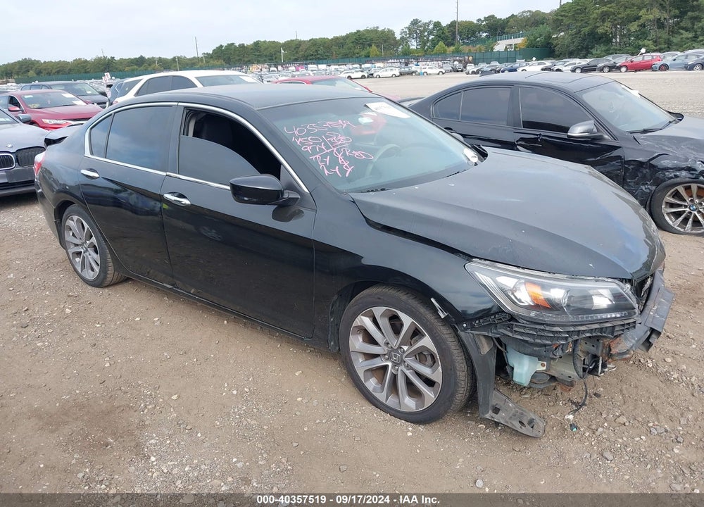2013 HONDA ACCORD SPORT VIN: 1HGCR2F53DA106588