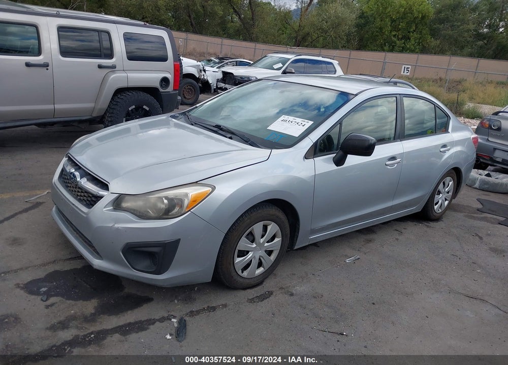 2014 SUBARU IMPREZA 2.0I VIN: JF1GJAA6XEH005113