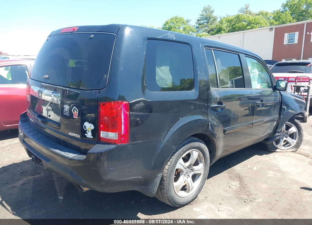 2012 HONDA PILOT VIN: 5FNYF4H59CB010444