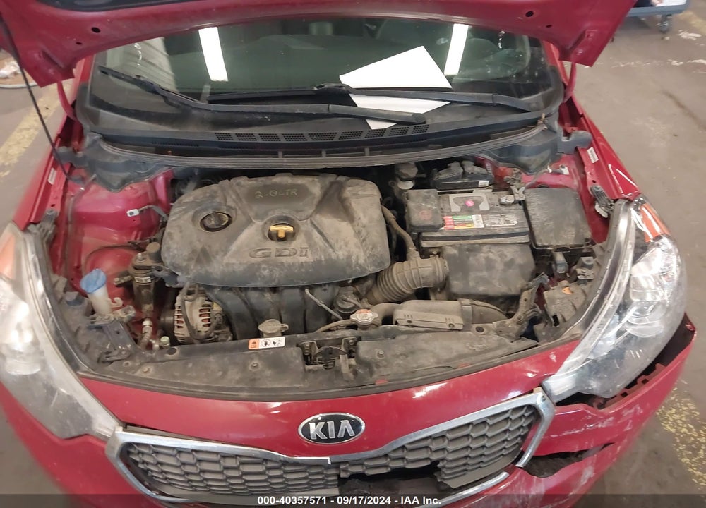2015 KIA FORTE EX VIN: KNAFX4A80F5339450
